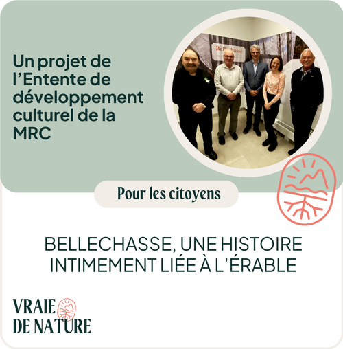 Bellechasse, une histoire intimement liée à l'érable