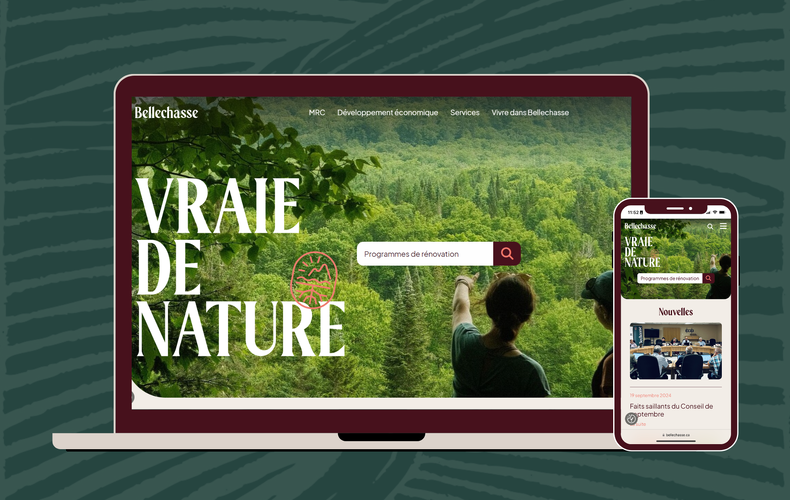 La MRC de Bellechasse lance son nouveau site Web!